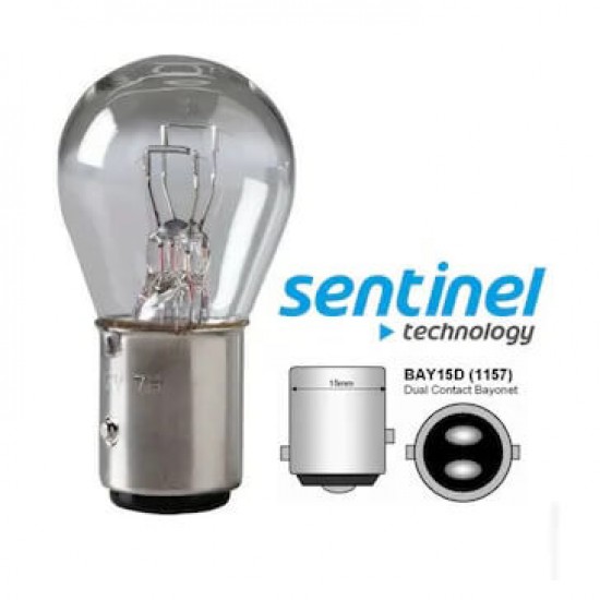 SENTİNEL P21/5W BAY15D 24V Çift Duy Şaşı Tırnak 1016 Ampül