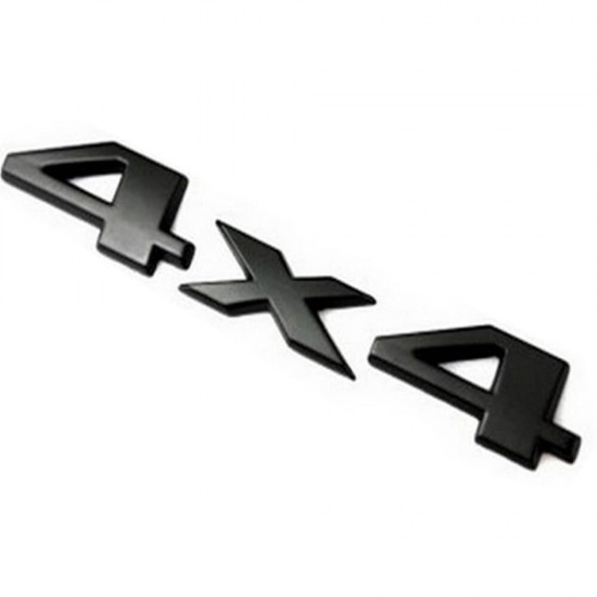 YAZI 4X4 SİYAH (3.70X14.5CM)