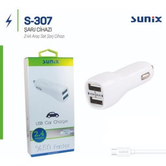 SUNIX Şarj Araç Set S307 TYPE-C