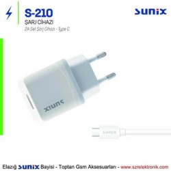 SUNIX Şarj Ev Başlık S210 TYPE-C
