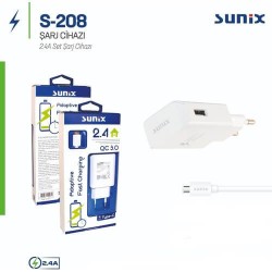 SUNIX Şarj ev Başlık S208 MICRO