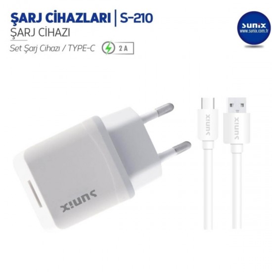 SUNIX Şarj ev Başlık S214 IPHONE
